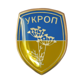 Значок "Укроп" жовто-блакитний - фото книги