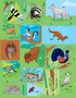 Наліпки для допитливих. Тваринки у лісі. 32 наліпки - фото 8