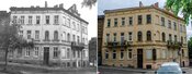 Вілла Герміни Шухевич, бабці Романа Шухевича. Львів, вул. Довбуша, 2. Вигляд поч. 1990‑х і сучасний (АЦДВР)