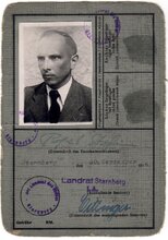 Посвідка на ім'я Стефана Попеля 1946 р._1