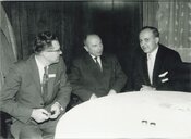 Дж.Паллет, С.Бандера, д-р І.Кучерепа, Зост, 1958 р.
