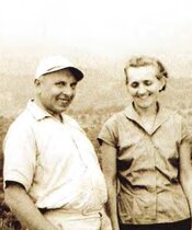 С.Бандера з дружиною, 1958 р.