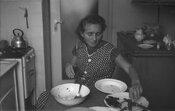 Ярослава Бандера у квартирі на Крайтмайр-штрасе, 7, др. пол. 1950-х рр.