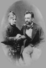 1880-ті рр. Володимир і Герміна Шухевичі (АЦДВР)