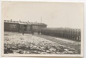 1942 р. На шикуванні перед казармою. Білорусь (АЦДВР)