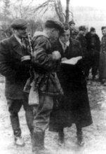 1943 р. Роман Шухевич на Конференції поневолених народів. Село Будераж (АЦДВР)